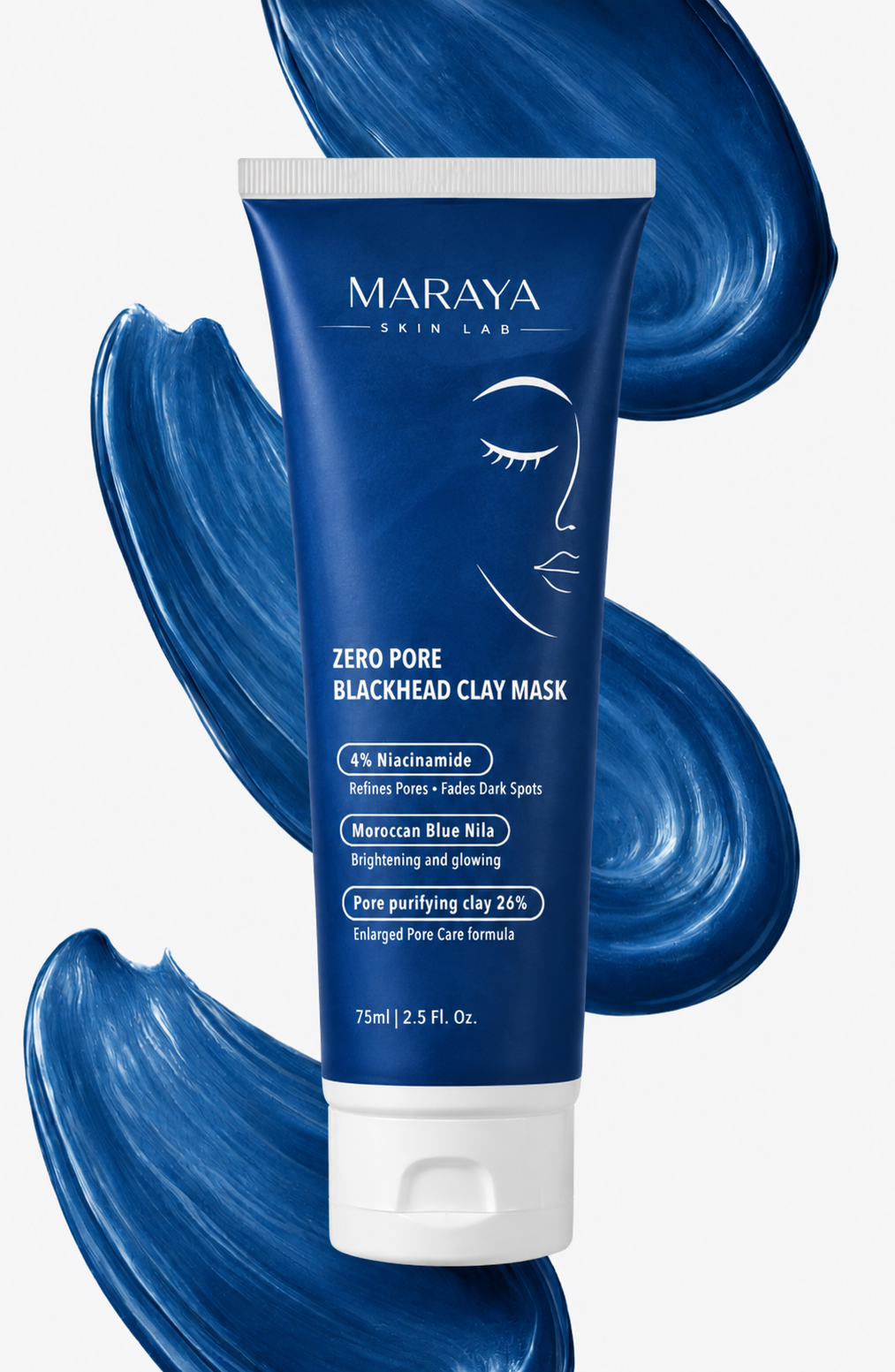 Blue Nila Mask 💙 ZERO Pores & Points Noirs 4%Niacinamide