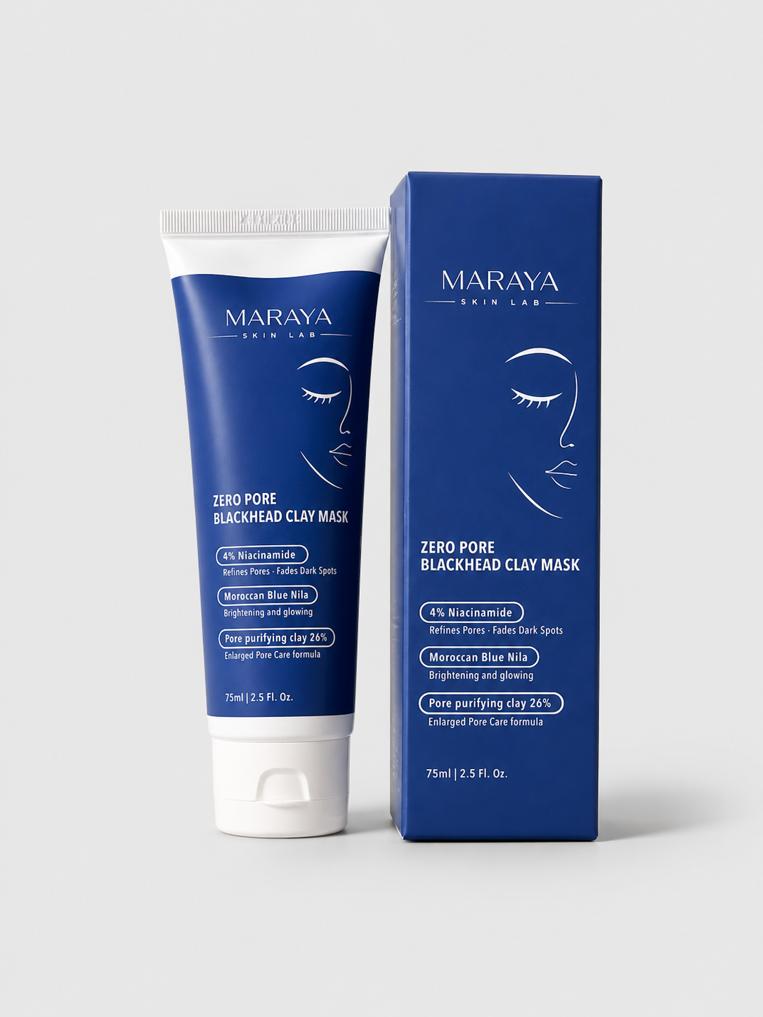 Blue Nila Mask 💙 ZERO Pores & Points Noirs 4%Niacinamide