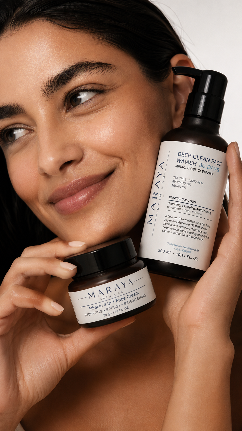 Clear & Protect Duo (Gel Nettoyant + Écran Solaire)