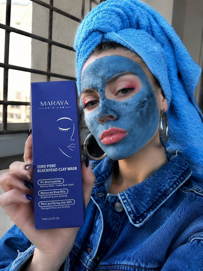 Blue Nila Mask 💙 ZERO Pores & Points Noirs 4%Niacinamide